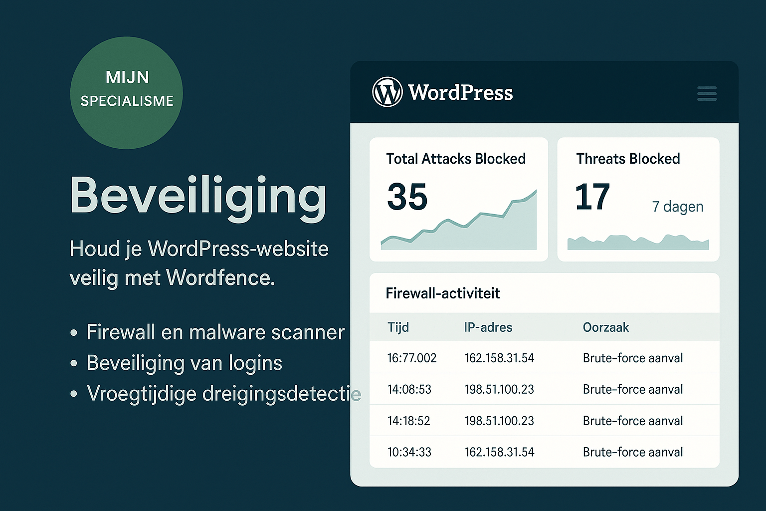 Wordpress beveiliging mijn specialisme
